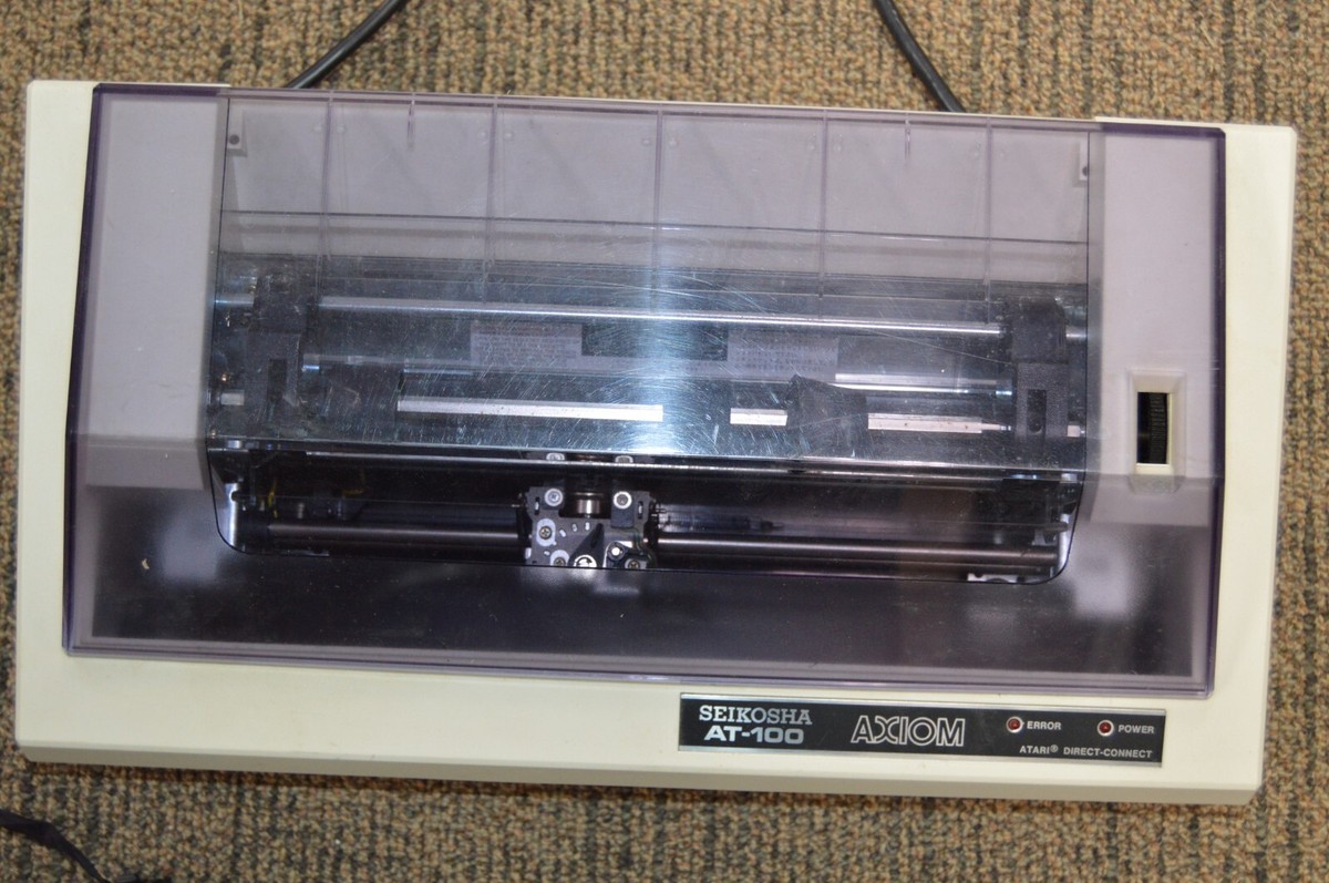 Vintage Seikosha GP-100A AT-100 Axiom Dot Matrix Printer Atari