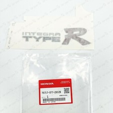 NEW GENUINE HONDA  ACURA 94-01 INTEGRA DC2 REAR TYPE-R DECAL SILVER OUTLINE