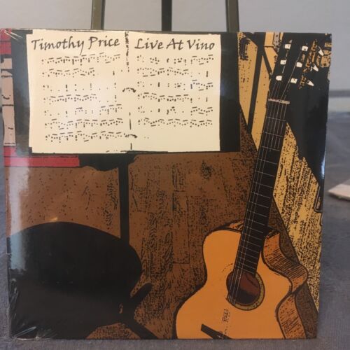 Timothy Price Live At Vino Fingerstyle Guitar CD NEW! SIGNED!