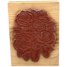 Bouquet of Flowers Rubber Stamp 4 1/4" X 5 1/2"