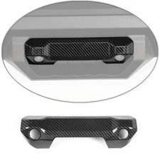 For Toyota Tundra 22-25 Carbon Fiber Tailgate Door Handle Cover Trim Decor Bezel