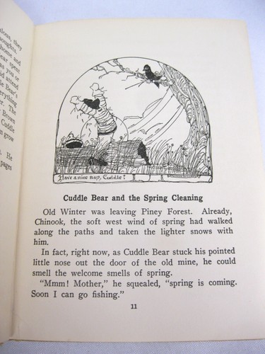 Cuddle Bear of Piney Forest SIGNED by Anne M Halladay 1930 Bethany Press Livsey - Picture 9 of 15