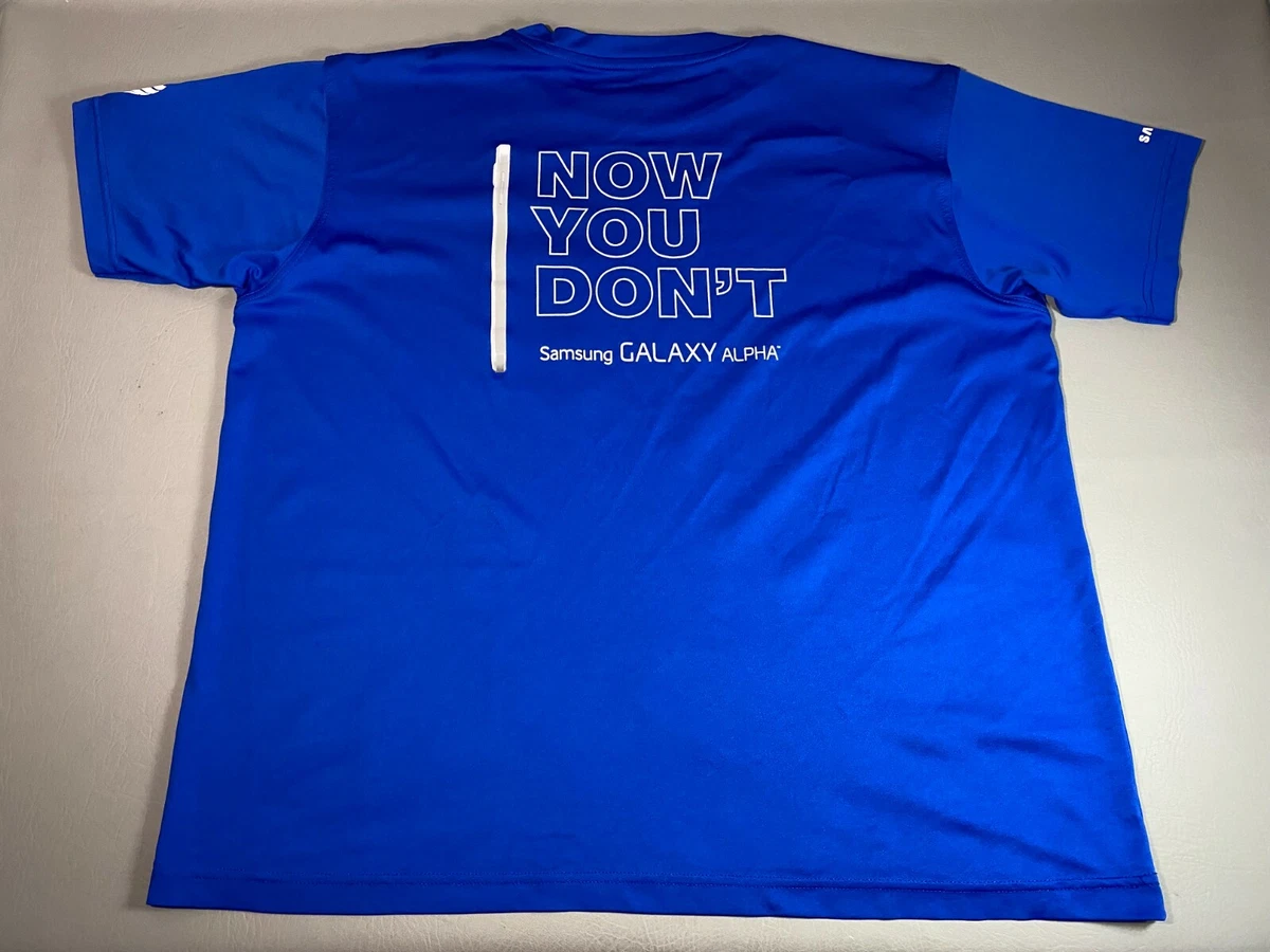 Samsung blue t shirt top