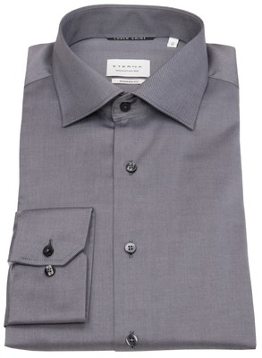 Eterna Hemd Modern Fit Cover Shirt extra blickdicht grau - ohne OVP
