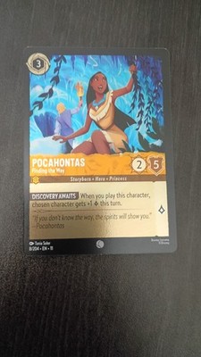 Disney Lorcana Pocahontas Finding the Way The First Chapter 8/204 Rare Foil