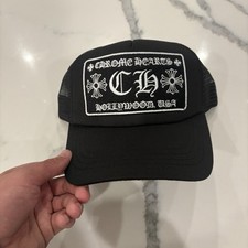 Brand New Chrome Hearts Black Baseball Cap