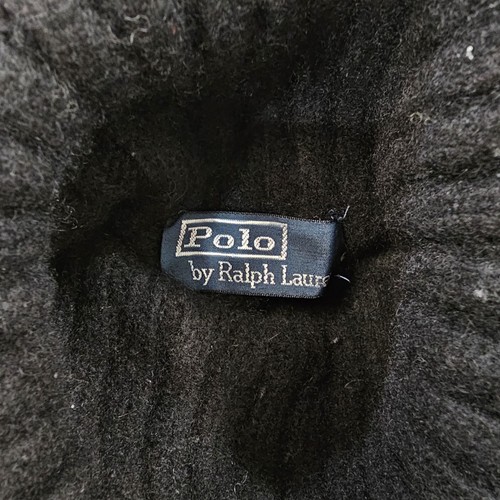 Polo Ralph Lauren Womens Jumper Black Yellow Medium Turtle Neck Snowflake - Picture 8 of 8