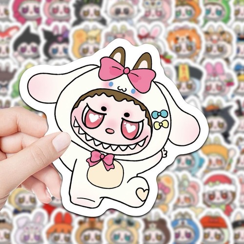 51 Pcs Cute Bunny Monster Stickers – Kawaii Vinyl Stickers for Laptop & Journal - 第 8/20 張圖片