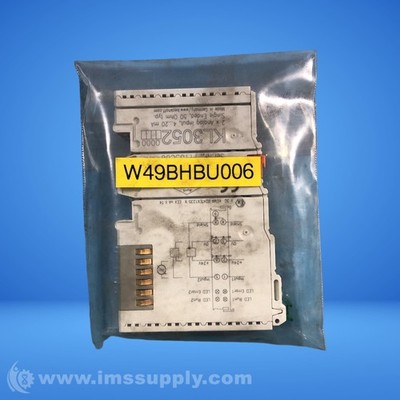 Beckhoff KL3052 Bus Terminal, 2-channel Analog Input FNIP