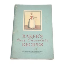 Walter Baker & Co Best Chocolate Recipes Book General Food Corporation 1932