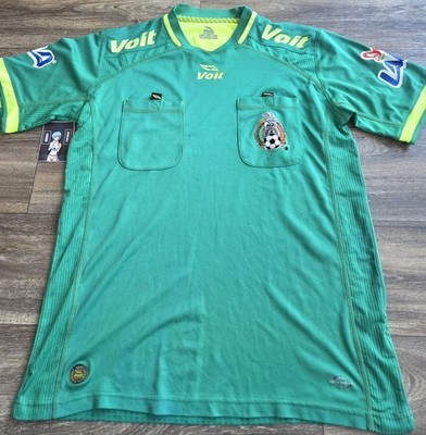 Voit FMF Liga MX Referee Arbitro Futbol Soccer Jersey Green Mens Size Large 