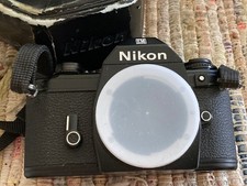 Nikon EM 35mm Film SLR Camera Body, TESTED with Case and New Batteries/Body Cap