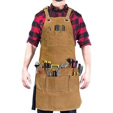 Professional Grade Work Apron with Multi Pocket Layout and Waterproof Features