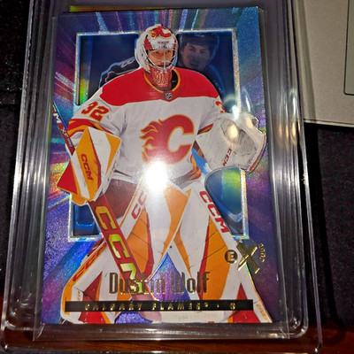 2023-24 SKYBOX RAINBOW FOIL EX 2000 #145 DUSTIN WOLF - CALGARY FLAMES