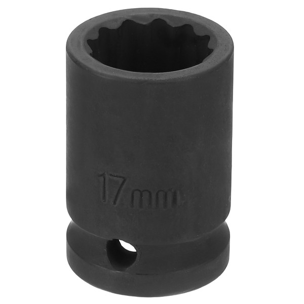 12-Punkt-Schlagschrauber-SteckschlüSsel,1/2 Zoll-Antrieb,17Mm,Metrisch,Cr-V-image