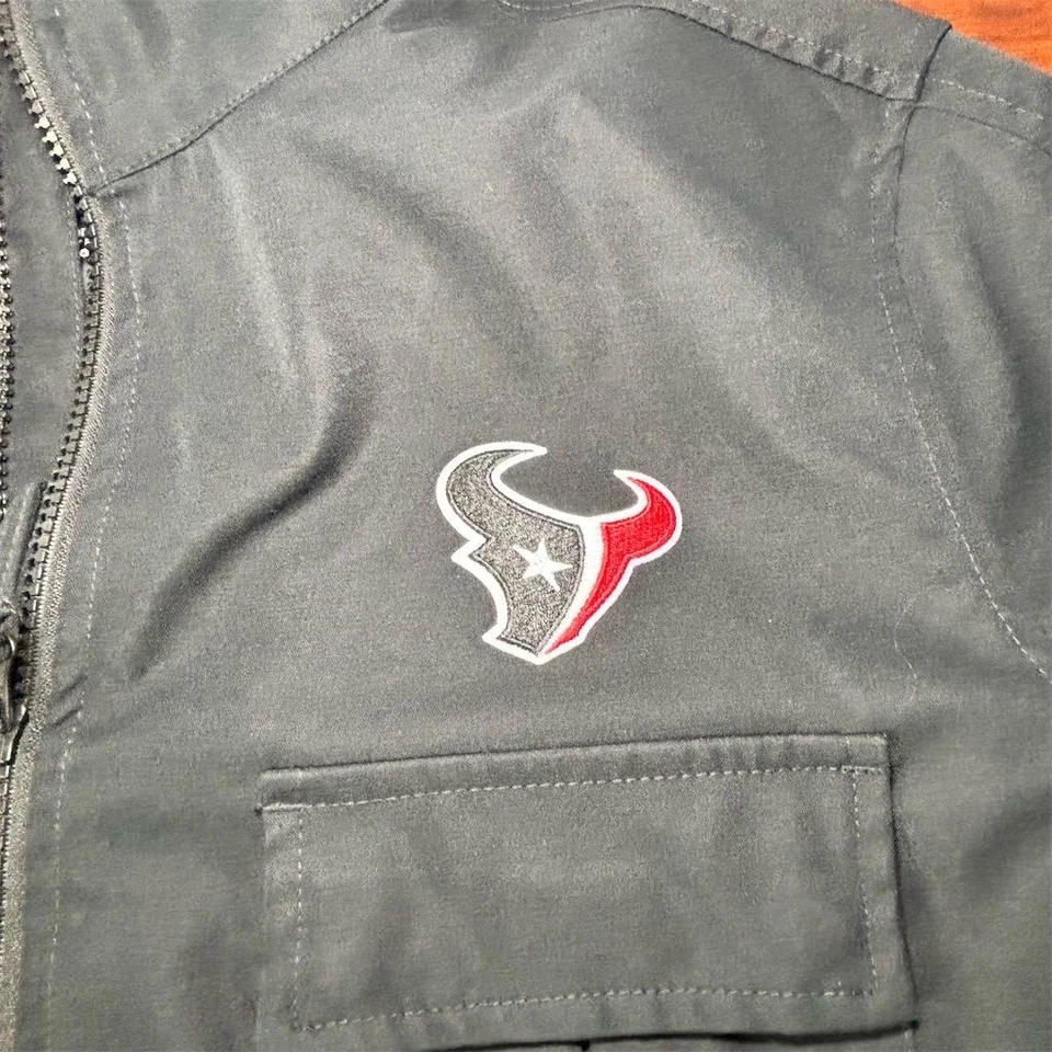 Chaqueta para mujer Antigua Houston Texans negra con cremallera completa talla L Foto 2 de 4
