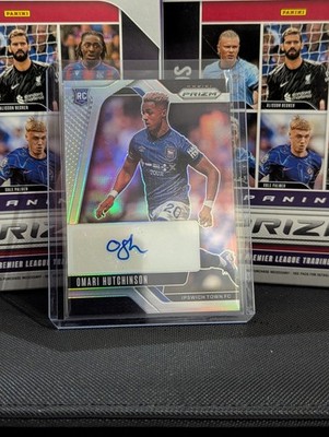 2024-25 Panini EPL Prizm Omari Hutchinson Auto /99 RC Ipswich Town