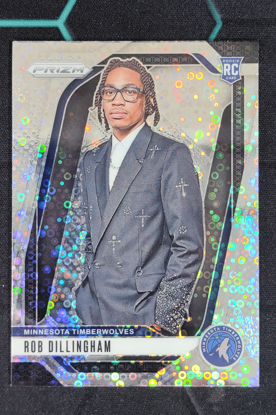 2024-25 Panini Prizm Rob Dillingham Rookie Variations Fast Break RC #250
