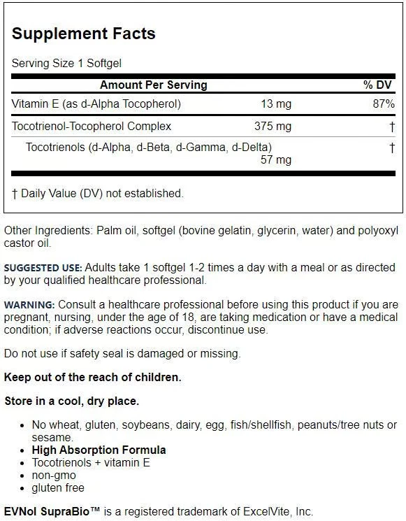 Jarrow Formulas, Inc. Toco-Sorb 60 ángeles Foto 2 de 2