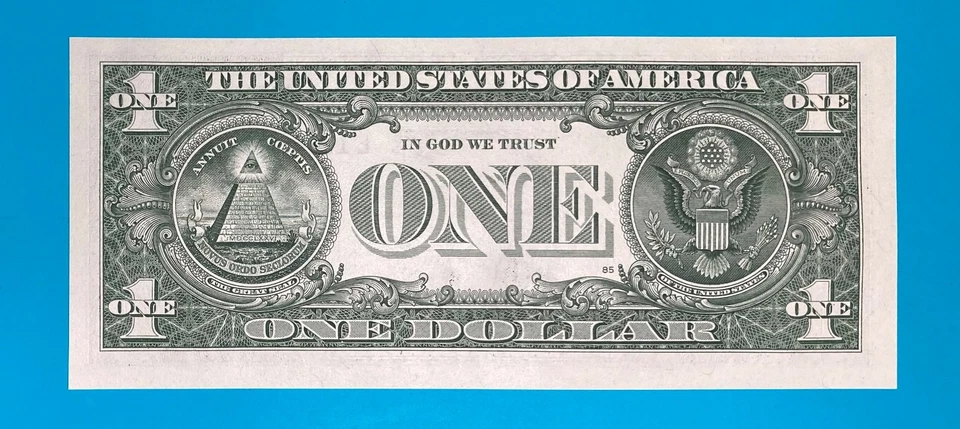 November 10, 1997 (L 11101997 K) BIRTHDAY Note $1 One Dollar Bill *UNC* - Image 3 of 4