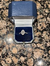 marquise cut engagement ring