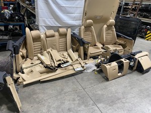 VW Passat 3C B6 Variant Innenausstattung Sitze Leder Beige
