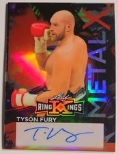 2026 LEAF METAL PRISMATIC RING KINGS 1/1 AUTO TYSON FURY BOXING LEGEND MINT! 🔥