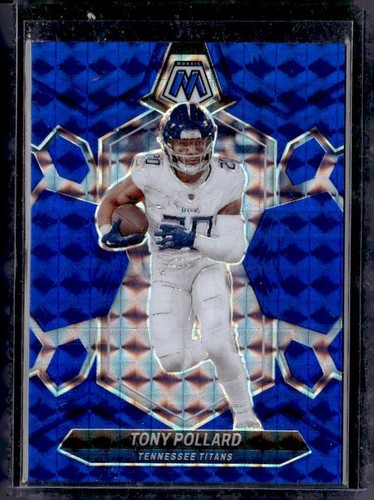 2024 Panini Mosaic #212 Tony Pollard Mosaic Blue #/99