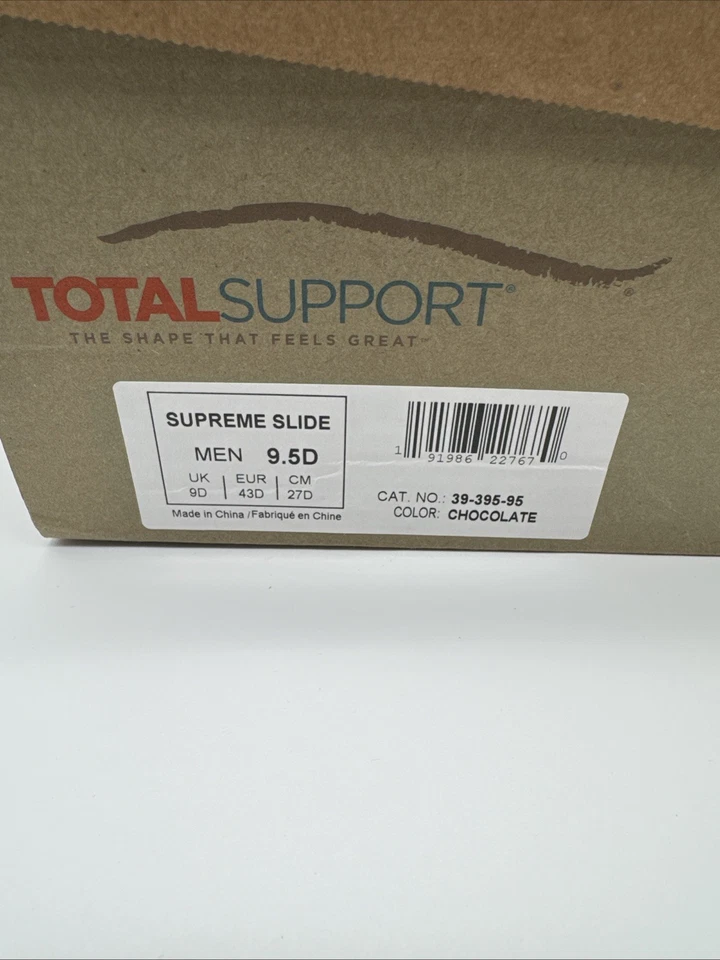 Zapatilla Spenco Waco Supreme Slide para Hombres 9.5D Piel Sintética Marrón Chocolate Foto 2 de 4