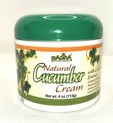 Madina Natural Cucumber Cream & Face Moisturizer 4oz