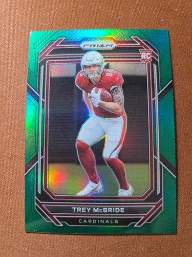 2022 Panini Prizm - Rookies Trey McBride #327 Green Prizm (RC)
