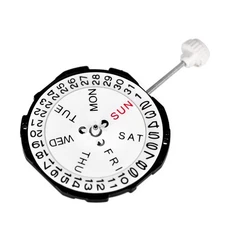 26mm Dual Calendar Day & Date @ 3 Replacement Quartz Watch Movement for SL28