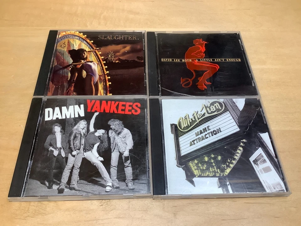 Hard Rock & Glam/Hair Metal 12 CD Lot - Full Albums - Great Titles Foto 2 de 4
