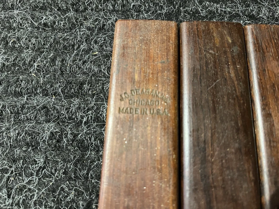 Varias barras de tono palo de rosa para marimba Deagan Foto 2 de 4