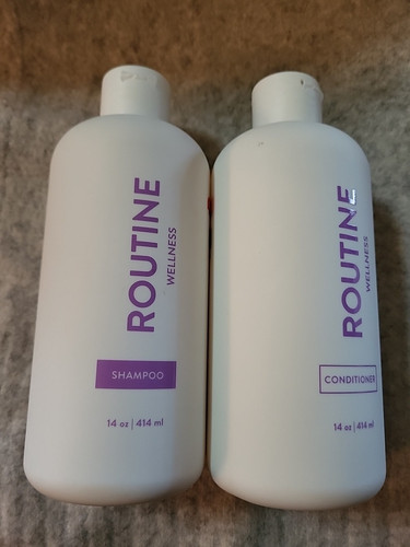 Routine Wellness Haircare Shampoo Conditioner Set Lilac And Gardenia
