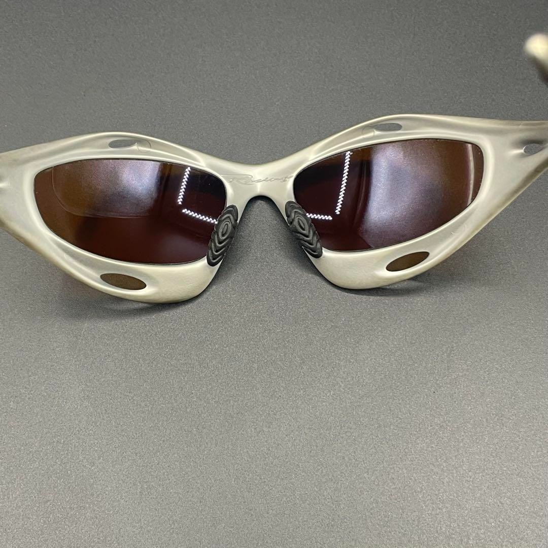 ◯OAKLEY RACING JACKET オークリー シルバー OAKLEY Racing Jacket Sunglasses Silver White Frame Purple