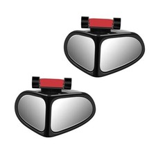 2 PCS Car Blind Spot Mirror, 360 Degrees Panoramic Adjustable Wide-angle