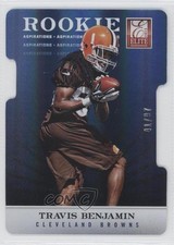 2012 Elite Rookie Aspirations Die-Cut 41/97 Travis Benjamin #193 e2e