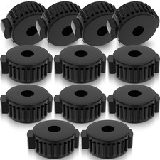 12 Pcs Plastic Cymbal Nuts for Percussion Drum Kit, Rapid Release Cymbal Topper
