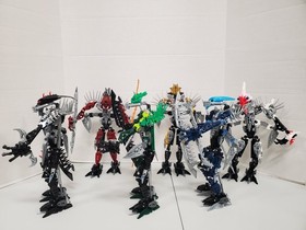 LEGO BIONICLE All 6 Titan Barraki Ehlek/Brutaka MOC Crossover 8920/8734 