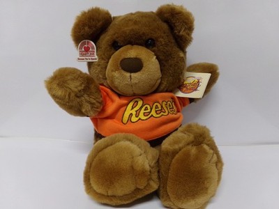 Hershey Food Vtg Reese's BUDDY NUT Plush Teddy Bear 1987 Heartline Graphics Int