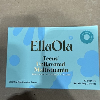 EllaOla Teens Unflavored Multivitamin Sugar-Free 30 Sachets 30g
