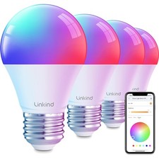 Smart Light Bulbs, Smart Bulb That Work with Alexa  Google Home, LED Light B...