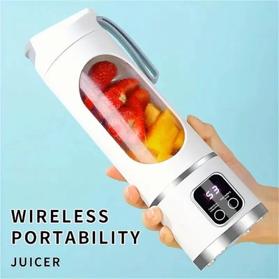 Portable Personal Blender Mini Juicer Cup Smoothie Maker 12 Blade USB Charger