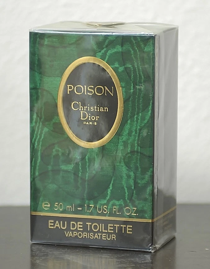Vtg 90s * POISON by CHRISTIAN DIOR * spray EDT 1.7 oz 50 ml OLD