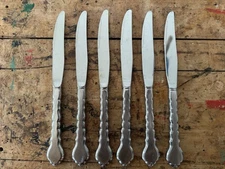 Oneida Cello Flatware Hollow Handled Dinner Knives (set Of 6)