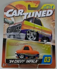 MGA Car Tuned Series 1 #03 Orange '64 Chevy Impala Pro Street Series Diecast Car