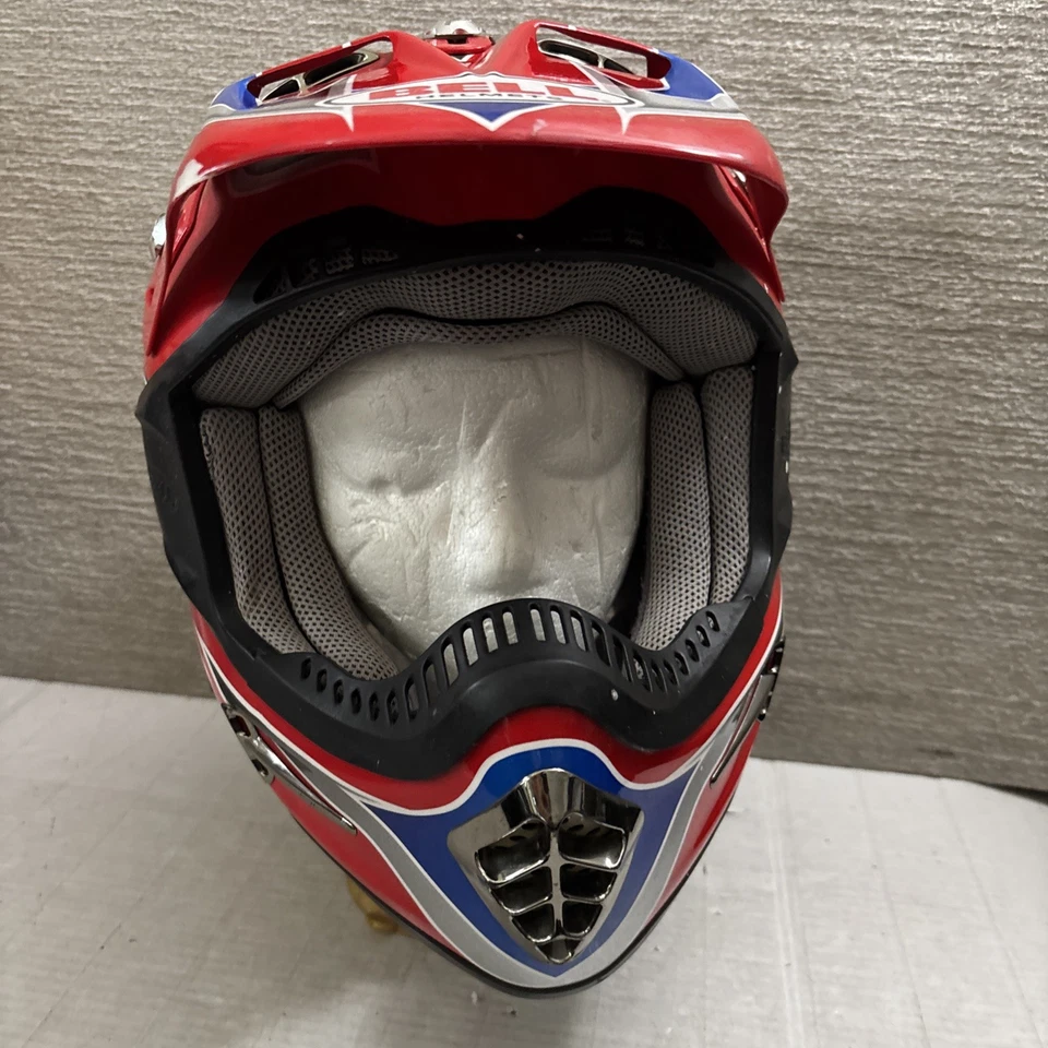 Bell Moto 7R Helmet Full Face Blue Red XL AP Designs SNELL M2000 APROVED DOT EUC - Image 4 of 4
