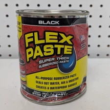 FLEX SEAL Family of Products FLEX PASTE Rubber Paste - Black - Size: 3 Lb