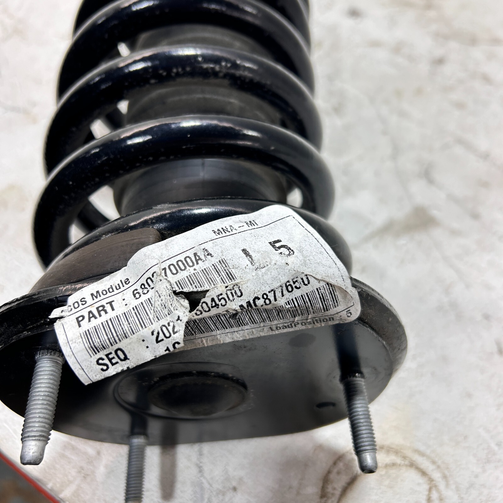 2021 JEEP GRAND CHEROKEE FRONT LEFT DRIVER SHOCK STRUT ABSORBER 